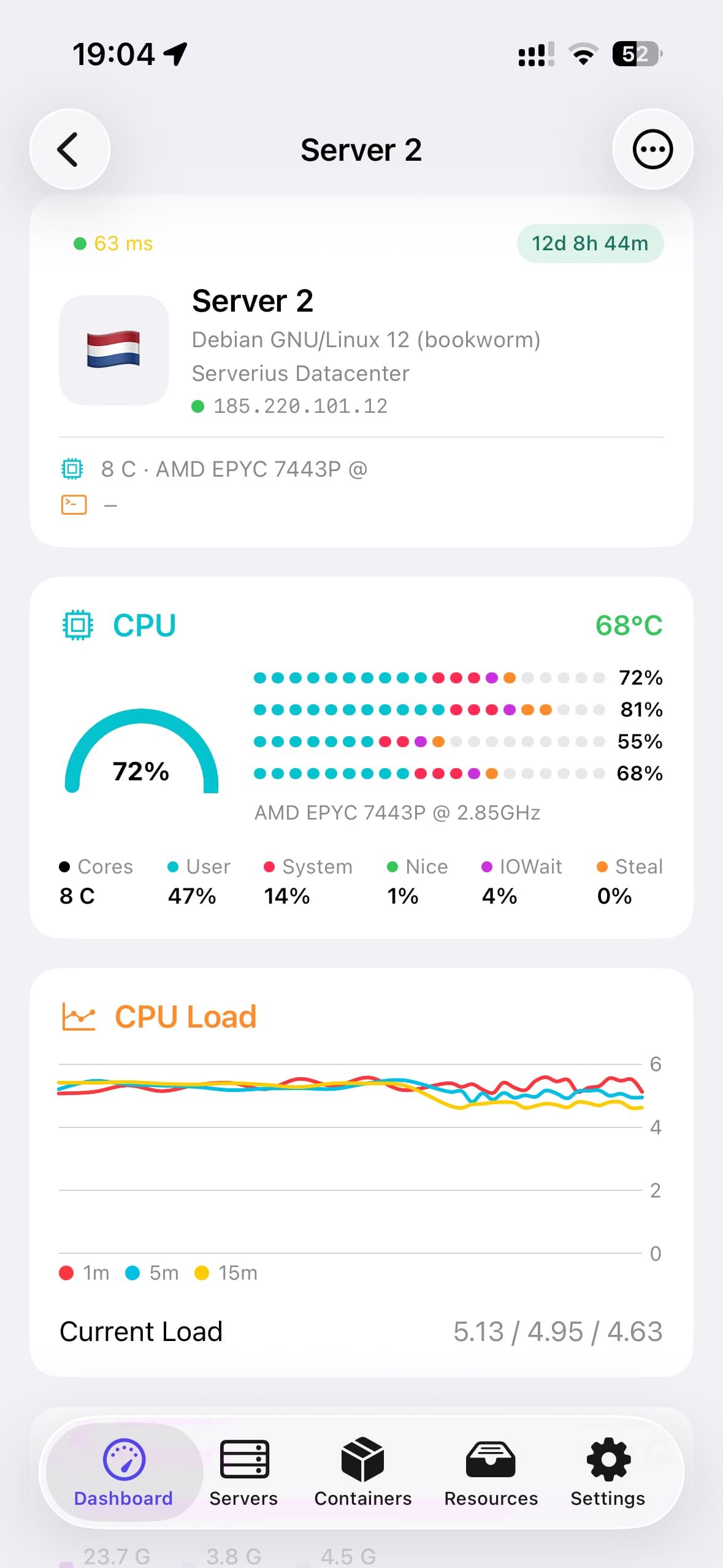 Server monitoring
